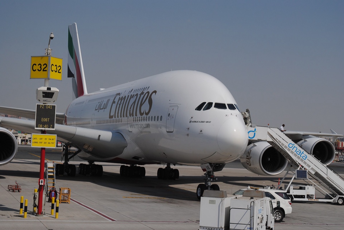 A380 am Dubai International Airport