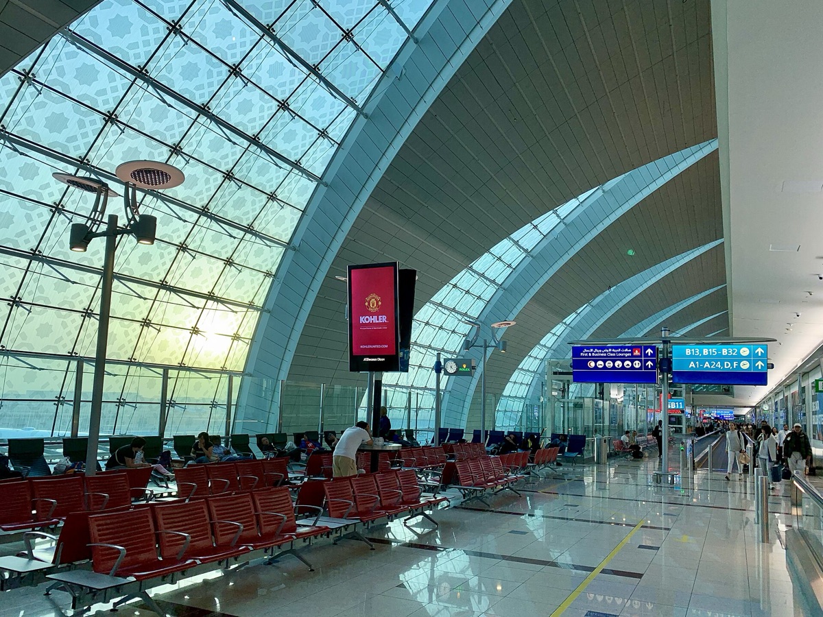El terminal de Dubai International Airport