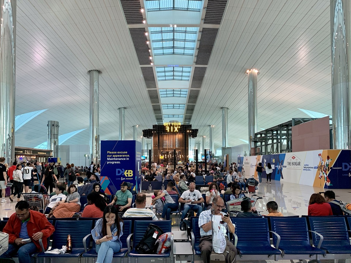 Terminal de l'aéroport international de Dubai