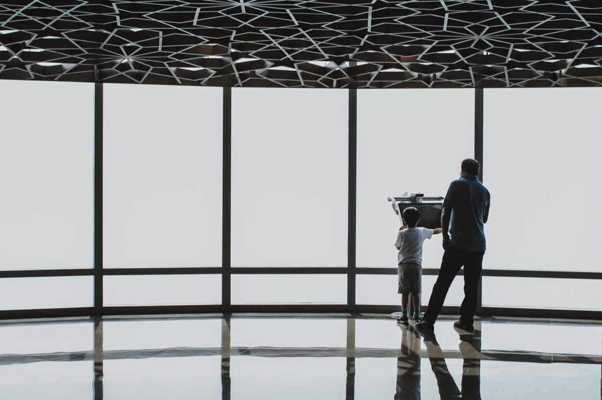 vista del observatorio de burj khalifa