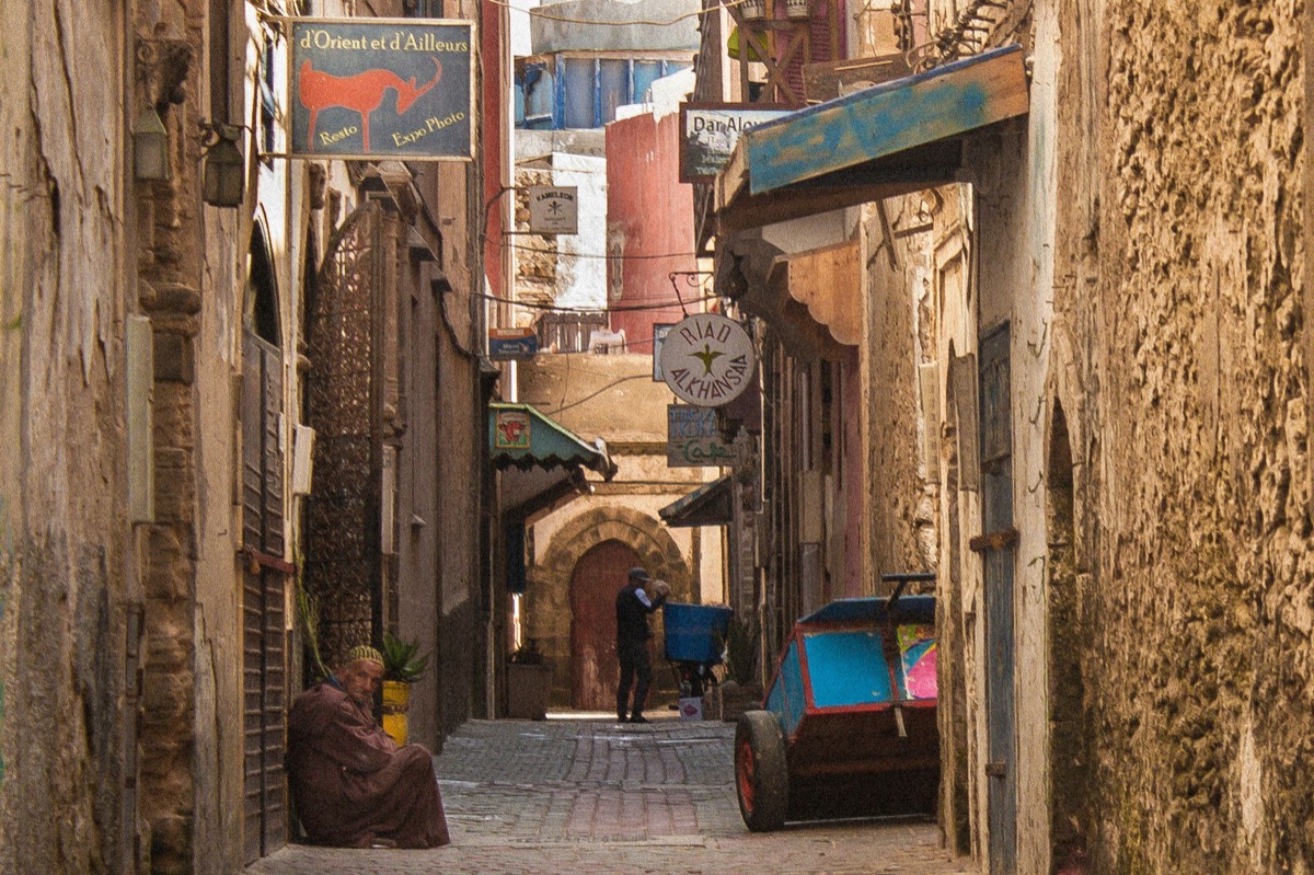 Dubai Souk Narrow Alley