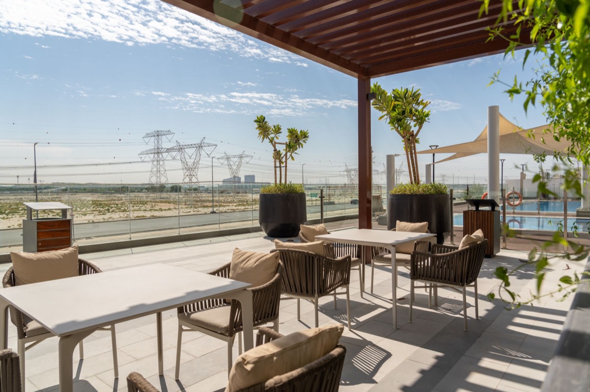 terrazza di un ristorante a dubai
