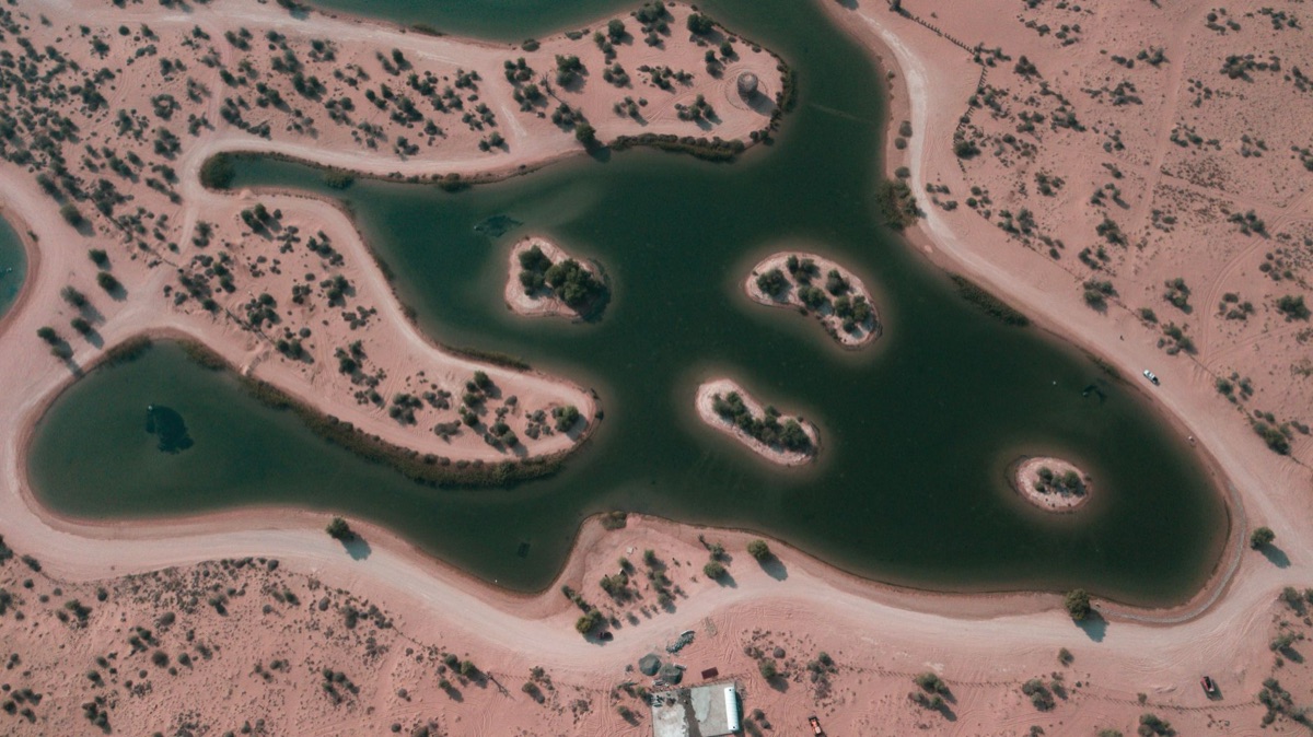 paisaje de desierto de Dubai
