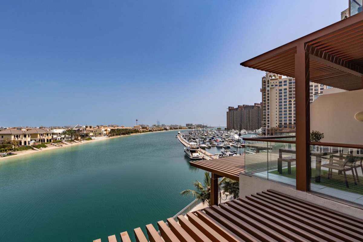 Palm Jumeirah view from terrace