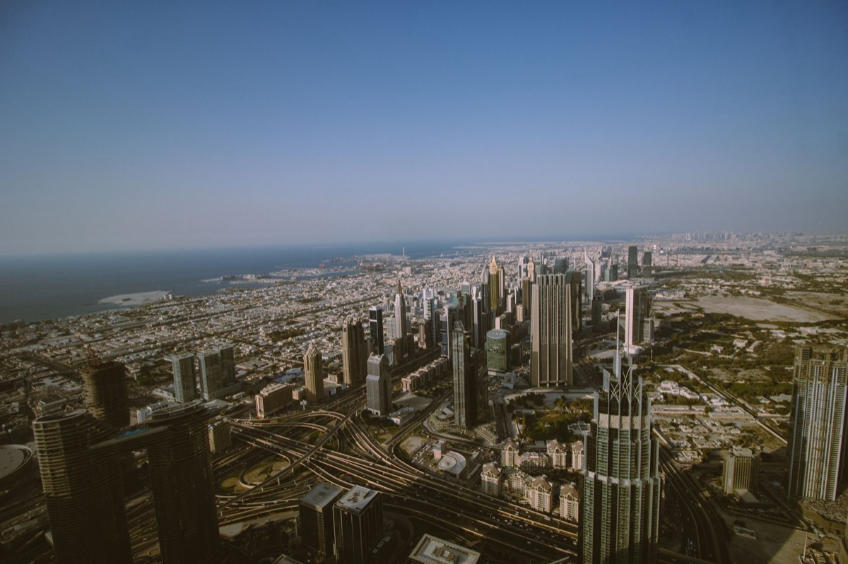 Dubai population map