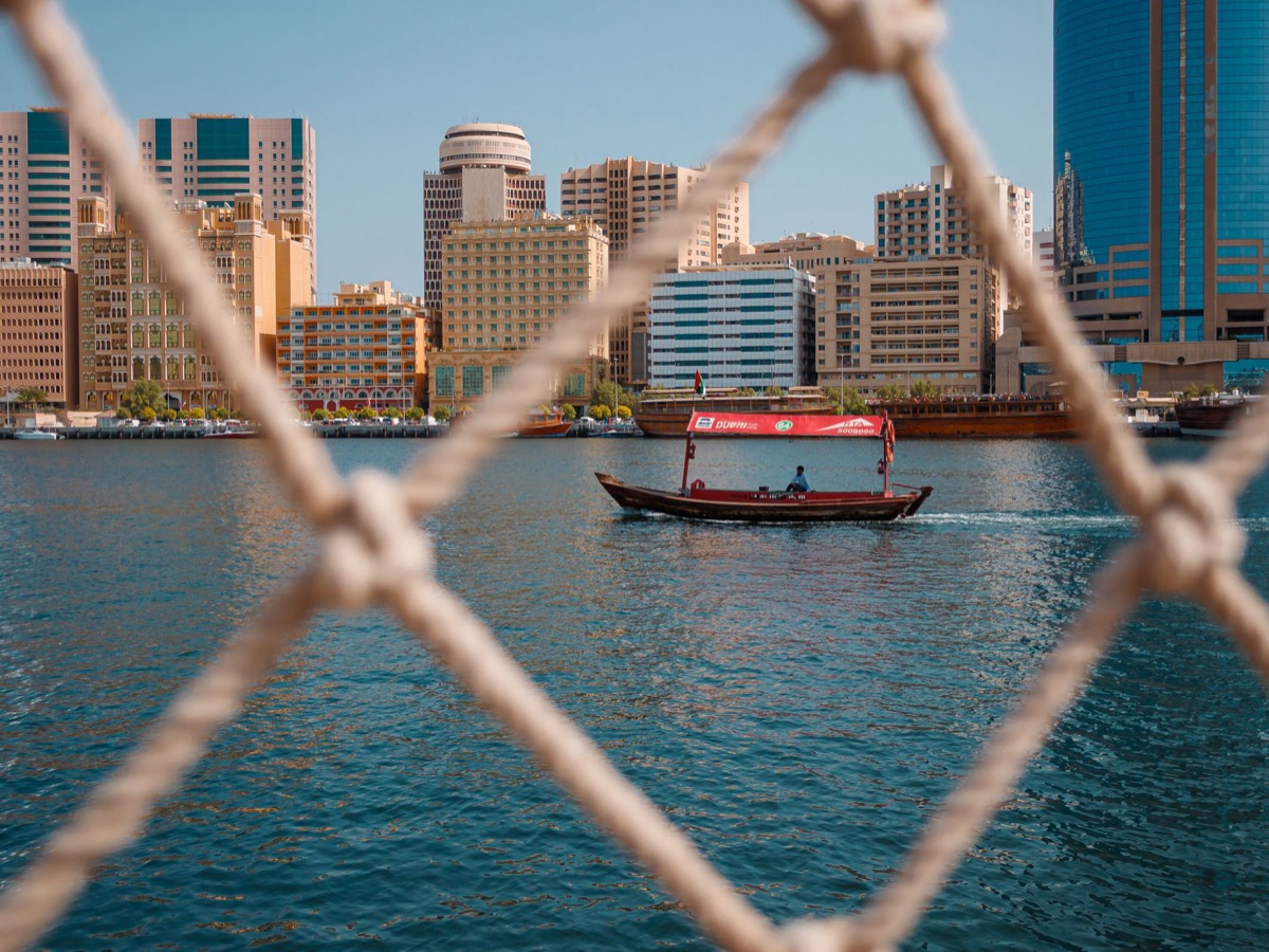 Dubai creek stadsgestructur