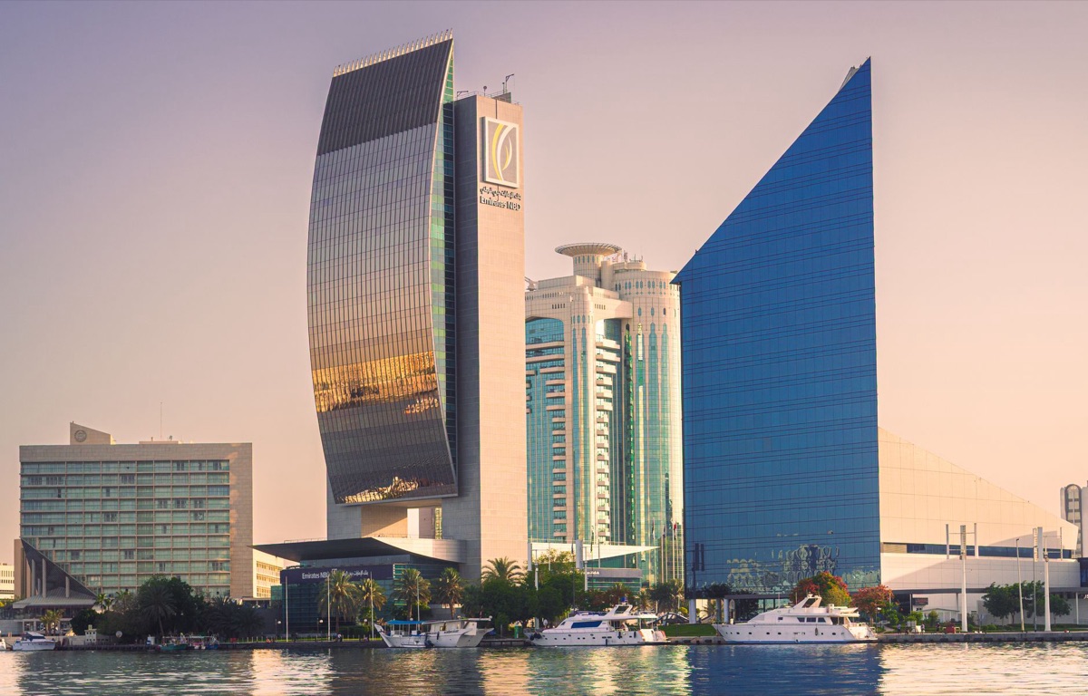 Dubai Trade Hub Skyline